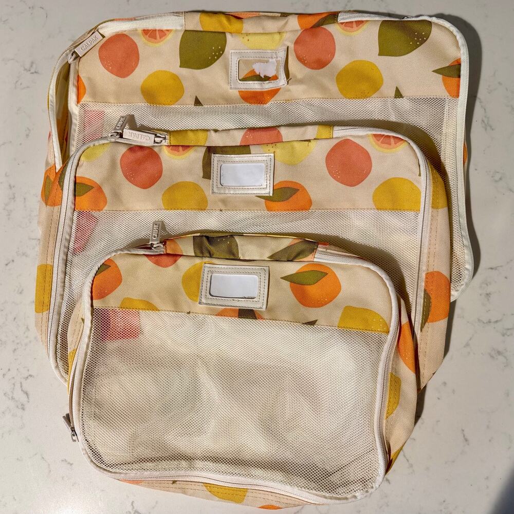 Calpak Citrus Packing Cubes | Set of 3
